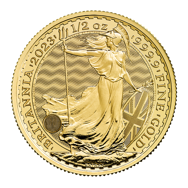 Image for 1/2 oz. Gold Britannia Coin (2023) from TD Precious Metals